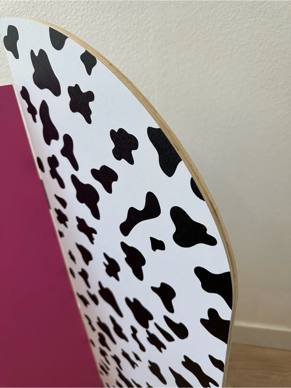 NEW 42”H Arched Wood Party Backdrop - “Fushia Pink & Cow” PROMO PRICE TIL 9/30